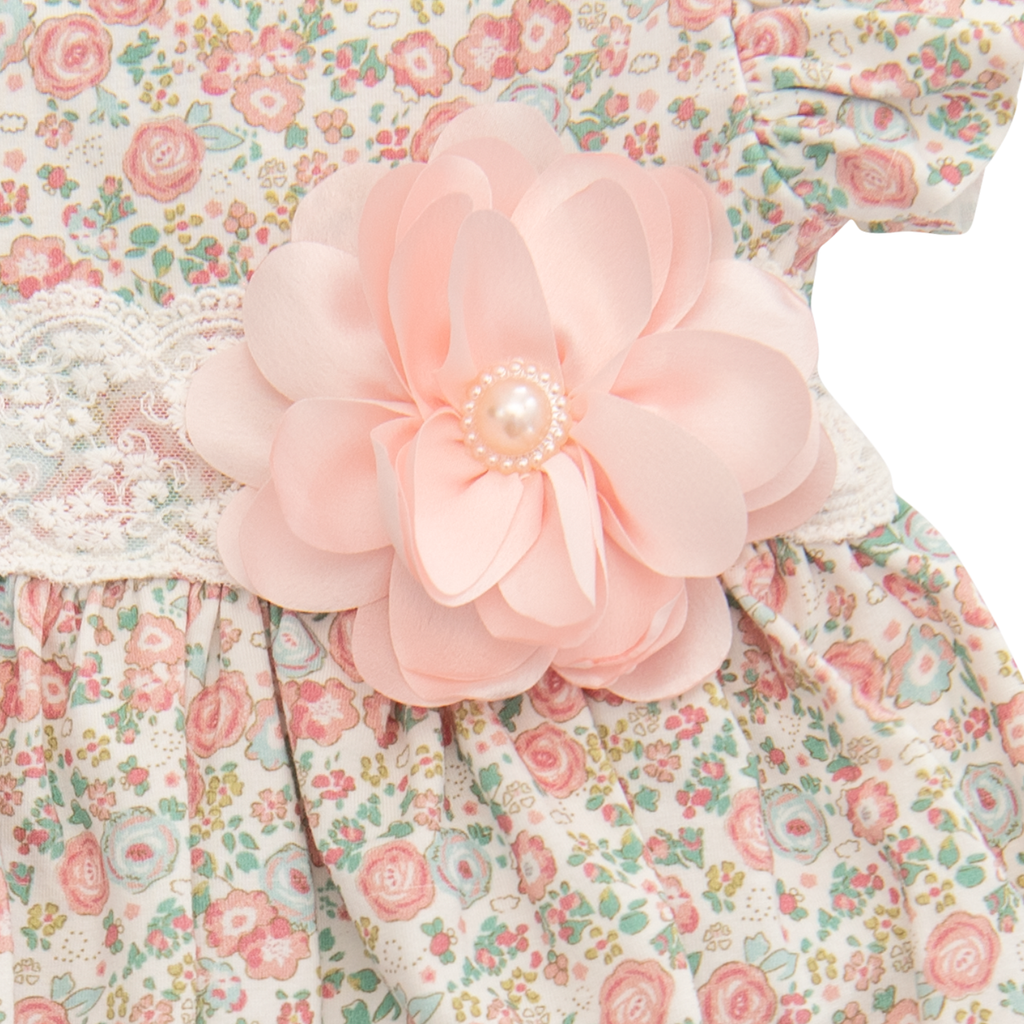 Haute Baby Gabrielle's Garden Bubble Romper forToddlers