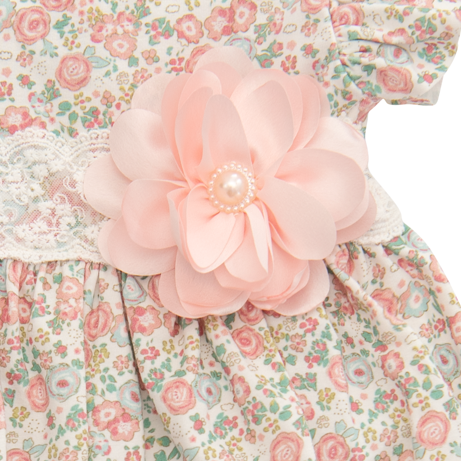 Haute Baby Gabrielle's Garden Bubble Romper forToddlers